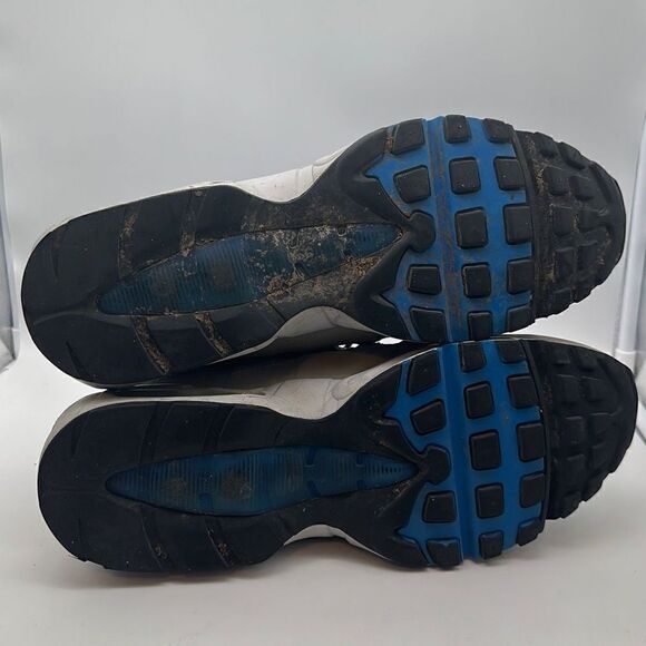 Nike Mens Air Max 95 Size 14 Blue Gray Athletic Running Shoes Sneaker 609048-404 main image 4